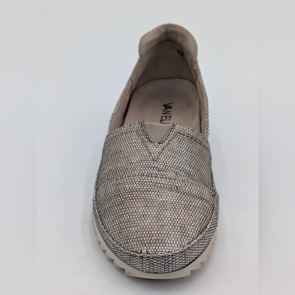 Vaneli Veve Neutral Camel Raffia Upper Beige Sz8M Women Textured Loafers - Picture 7 of 17